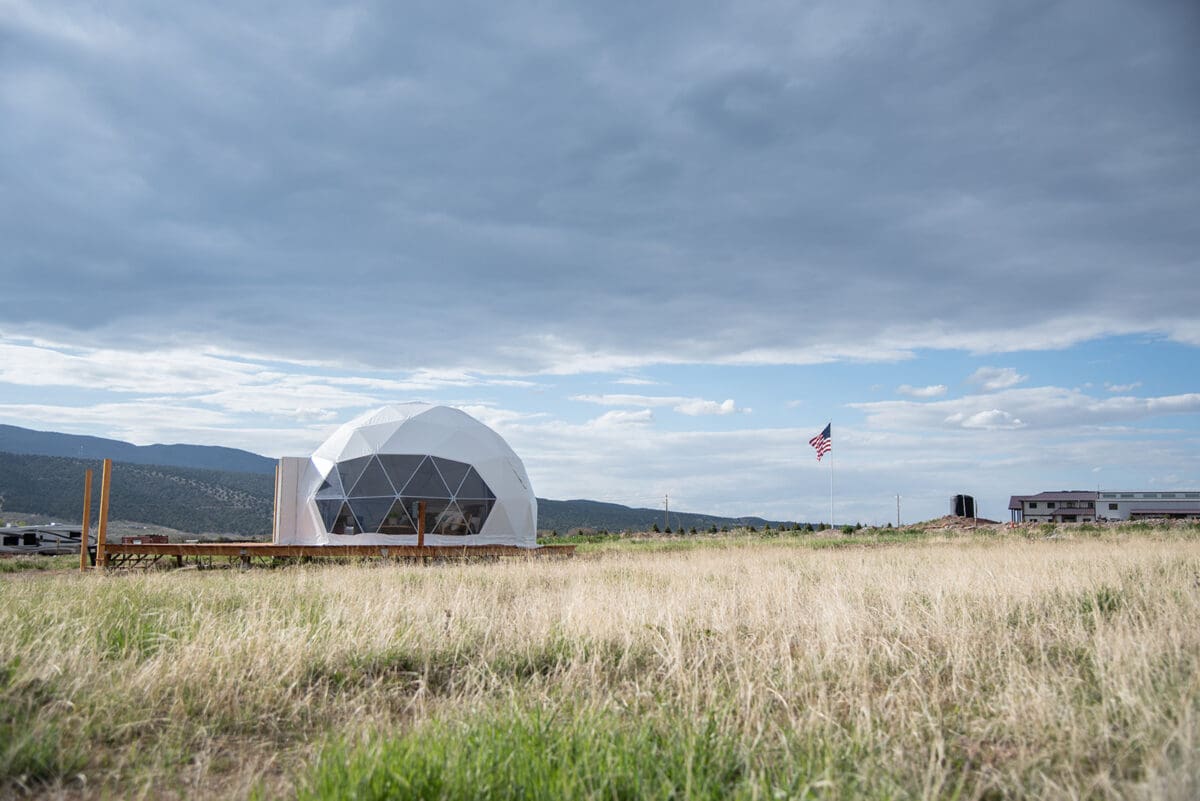 Dome 3 at Little Village Retreat near Kolob Canyon and Zion National Park