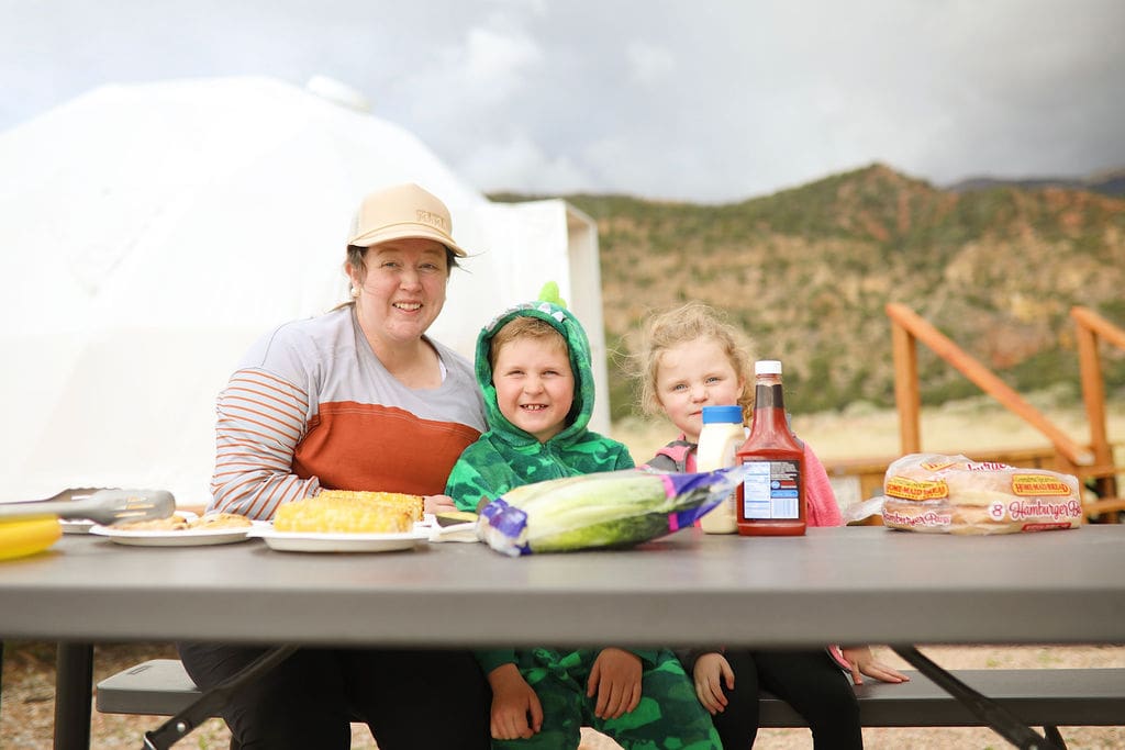 The Neff Family at Little VIllage Retreat near Zion National Park and Saint George Utah